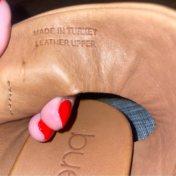 Bueno Multi Color Colorful Leather Block Heel Ankle Strap Size‎ 37 - Picture 7 of 11